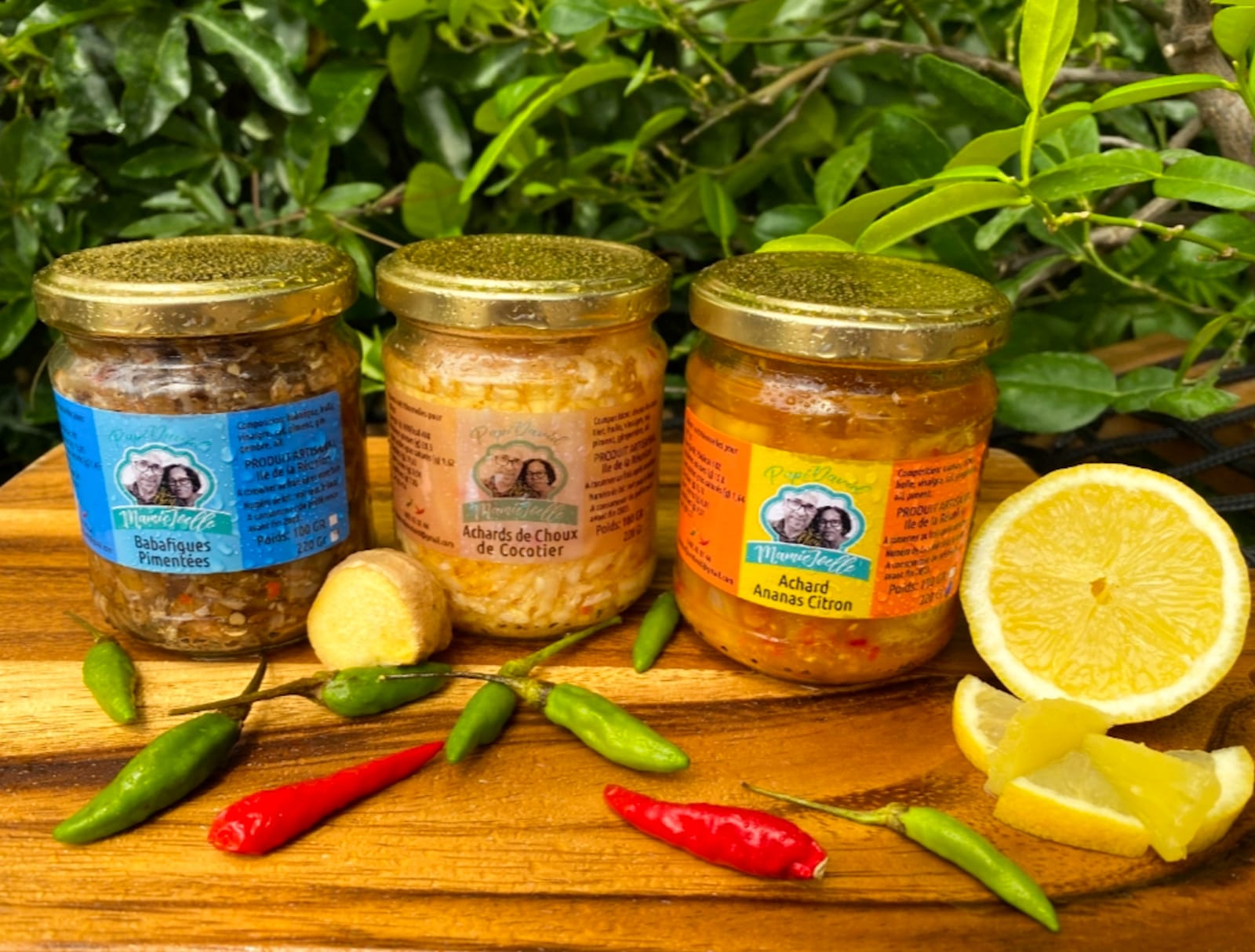 Triptyque d'Achards de Piments Réunion – Image 2